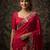 party wear soft satin chiffon saree