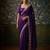 party wear soft satin chiffon saree