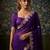 party wear soft satin chiffon saree