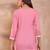 Women’s pink solid embroidered top | stylish & trendy casual top for women | elegant western wear for casual look