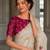 designer wedding & party wear soft fendy satin saree