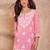 Women’s pink solid embroidered top | stylish & trendy casual top for women | elegant western wear for casual look