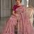 designer wedding & party wear soft fendy satin saree