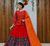 Muslin Cotton Chaniya Choli Set With Digital Print And Mirror Work