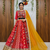 Muslin Cotton Chaniya Choli Set With Mirror Work And Georgette Dupatta