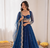 Royal Blue Net Thread Sequin Lehenga Choli Set