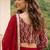 Red Faux Georgette Embroidered Readymade Lehenga Choli Set with Dupatta