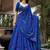 Great Navy Blue Mirror Work Georgette Navratri Special Lehenga Choli