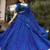 Great Navy Blue Mirror Work Georgette Navratri Special Lehenga Choli