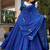 Great Navy Blue Mirror Work Georgette Navratri Special Lehenga Choli