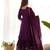 Women's Gorgeous Embroidery Work Chinon Silk Fabric Straight Kurta Sharara and Dupatta Set
