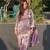 Lavender embroidered kurta & farshi salwar with matching dupatta