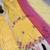 Yellow embroidered long kurta & plazo with multicolor dupatta