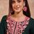 Women’s green solid embroidered top | stylish & trendy casual top for women | elegant western wear for casual look