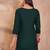 Women’s green solid embroidered top | stylish & trendy casual top for women | elegant western wear for casual look