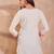 Women’s white solid embroidered top | stylish & trendy casual top for women | elegant western wear for casual look