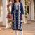 Women’s turquoise blue solid embroidered regular kurta | stylish ethnic wear kurti for women