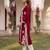 Women’s red solid embroidered regular kurta | stylish ethnic wear kurti for women | trendy casual & festive wear