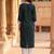 Women’s green solid embroidered regular kurta | stylish ethnic wear kurti for women | trendy casual & festive wear