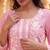 Women’s pink solid embroidered regular kurta | stylish ethnic wear kurti for women | trendy casual & festive wear