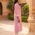 Women’s pink solid embroidered regular kurta | stylish ethnic wear kurti for women | trendy casual & festive wear