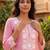 Women’s pink solid embroidered regular kurta | stylish ethnic wear kurti for women | trendy casual & festive wear