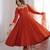 Women's Gorgeous Embroidery Work Roman Silk Chanderi Fabric Flared Anarkali Pant and Dupatta Set