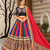 Muslin Cotton Lehenga Choli Set With Mirror Work And Gota Patti Lace