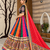 Muslin Cotton Lehenga Choli Set With Mirror Work And Gota Patti Lace