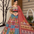 Muslin Cotton Lehenga Choli Set With Mirror Work And Latkan Lace