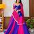 Blue & Rani Grorgette Readymade Printed Lehenga Choli with Bandhej work