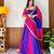 Blue & Rani Grorgette Readymade Printed Lehenga Choli with Bandhej work