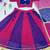 Blue & Rani Grorgette Readymade Printed Lehenga Choli with Bandhej work