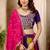 Multi Cotton Readymade Lehenga Choli with Sequin & Mirror Work