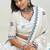 White Cotton Readymade Lehenga Choli with Thread Work