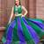 Emerald & Blue Cotton Readymade Lehenga Choli with Embroidery & Sequin Work