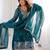 Women's Gorgeous Embroidery Work Crunchy Silk Fabric Straight Kurta Sharara and Dupatta Set
