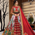 Muslin Cotton Lehenga Choli Set With Mirror Work And Fringe Lace