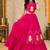 Pink Color Stylish Lehenga With Golden "Kalash" Patch Work- full stitched free size