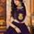 Purple Color Stylish Lehenga With Golden "Kalash" Patch Work- full stitched free size