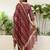 Women’s cotton printed straight kurta pent dupatta sets