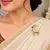 Gold Tone Deer Brooch Pin, Crystal Rhinestone, Pearl Accent, Saree Jewelry