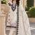 White Embroidered Pure Cotton Straight Suit with Organza Dupatta  Cut Work Ethnic Wear