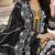 Black Embroidered Pure Cotton Straight Suit with Organza Dupatta Cut Work Ethnic Wear