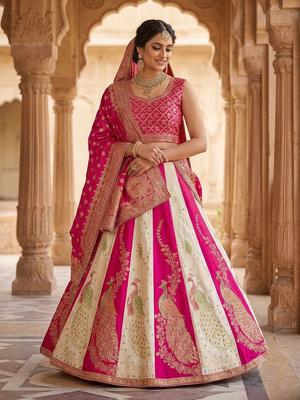 designer festival wedding wear lehenga 1
