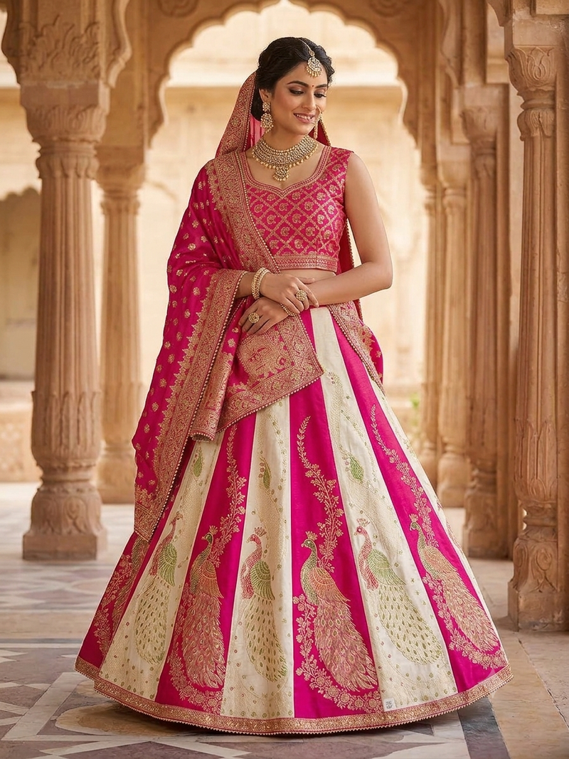 designer festival wedding wear lehenga