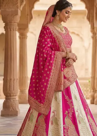 designer festival wedding wear lehenga