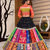 Muslin Cotton Chaniya Choli Set With Mirror Work And Koti