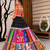 Muslin Cotton Chaniya Choli Set With Mirror Work And Koti