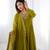 Women's Beautiful Embroidery work Fox Georgette Fabric Flared Anarkali Pant and Dupatta Set